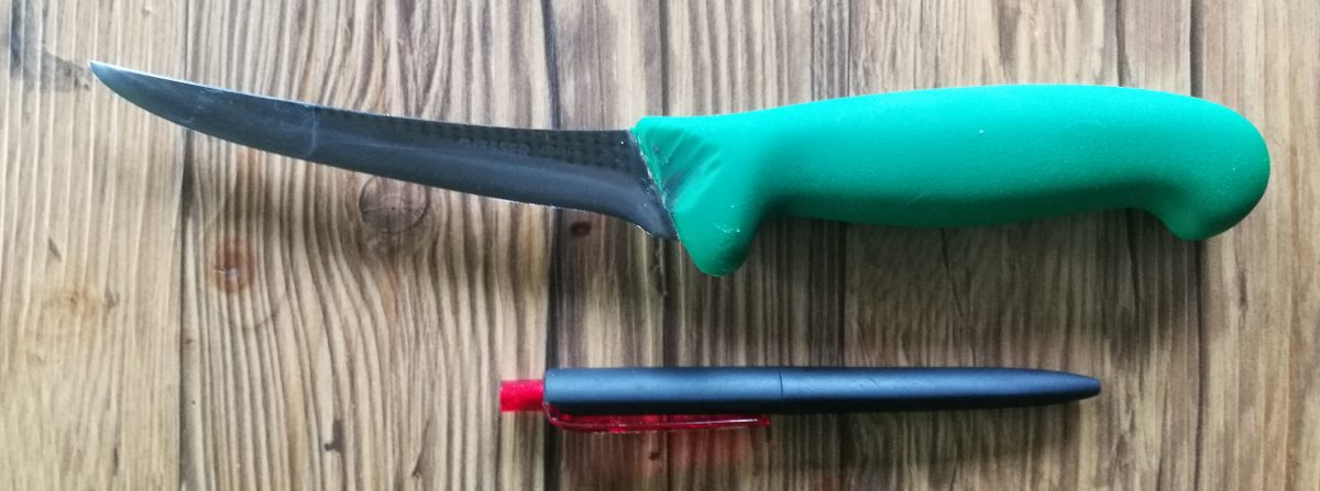 Stift vs. Messer